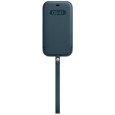 Apple MagSafe кожаный чехол-конверт для iPhone 12 Pro Max балтийский синий