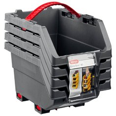 Набор ящиков KETER Click bin medium (17193661) 23x16x13.5 см серый