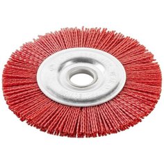 Щетка дисковая для УШМ нейлоновая проволока с абразивным покрытием 150 мм Зубр ПРОФИ 35160-150_z01