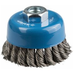 Щетка чашечная для УШМ плетеные пучки стальной проволоки 80 мм М14 Зубр ПРОФИ 35277-080_z02