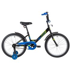 Детский велосипед Novatrack Twist 20 (2020) черный (требует финальной сборки)