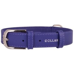 Ошейник COLLAR Glamour без украшений 3293 30-39 см фиолетовый