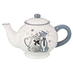 Agness Заварочный чайник Ля Мур 800 мл, белый