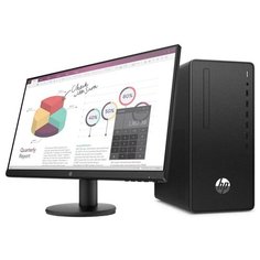 Настольный компьютер HP Bundles 295 G6 MT (294S1EA) Micro-Tower/AMD Ryzen 5 PRO 3350G/8 ГБ/256 ГБ SSD/AMD Radeon Vega 10/Windows 10 Pro/монитор 23.8 дюйм. черный