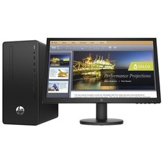 Настольный компьютер HP Desktop Pro 300 G6 MT Bundle (294T4EA) Mini-Tower/Intel Core i7-10700/8 ГБ/256 ГБ SSD/Intel UHD Graphics 630/Windows 10 Pro/монитор 20.7 дюйм. чеpный