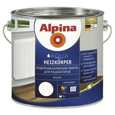 Эмаль ALPINA HEIZKOERPER термостойкая, для радиаторов (0.75л)