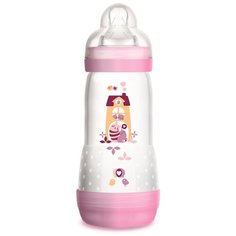 MaM Бутылочка антиколиковая самостерилизующаяся Quartz Rose 320 мл., с 4 месяцев, quartz rose