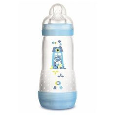 MaM Бутылочка антиколиковая самостерилизующаяся Arctic Blue 320 мл., с 4 месяцев, arctic blue