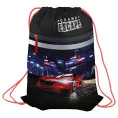 Berlingo Мешок для обуви Grand Escape (MS09346) черный/красный