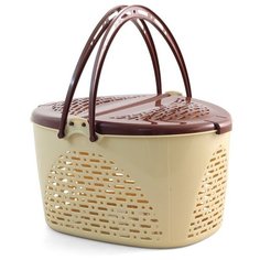 Корзина-переноска для кошек и собак Triol 1040-2 S 40х29х23 см бежевый