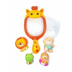 Игрушка для ванной ЯиГрушка Сачок-Жираф Желтый