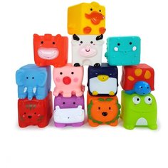 Набор для ванной ЯиГрушка Забавные Кубики 12301 разноцветный