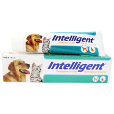Зубная паста Intelligent для кошек и собак, с натуральными энзимами