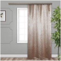 Портьеры Witerra Элегия на ленте 135х260 см 1 шт. светлое золото