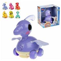 Интерактивная игрушка Наша Игрушка Динозаврик, сенсорная, свет, звук (7709)