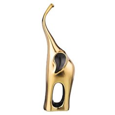Статуэтка Lefard Black and Gold Слон, 46 см золотистый