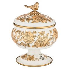 Сахарница Agness 950-191/168 белый/золотистый