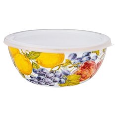 Миска Agness Фландрия 950-438, 1.7 л, белый