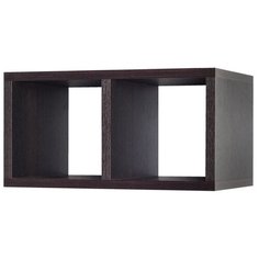 Настенная полка Том Полкер Геометрик 40 Мебиус темно-коричневая