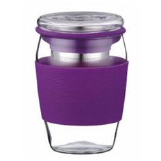 Заварочный стакан с крышкой 0,5л Peterhof PH-10038 фиолетовый