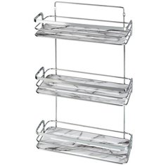 Полка для ванной комнаты тройная, Marble Fora