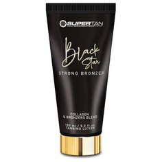 Крем для загара SuperTan Black Star с мульти-бронзатором и DHA, 150 мл.