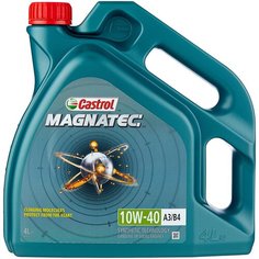 Полусинтетическое моторное масло Castrol Magnatec 10W-40 А3/В4, 4 л