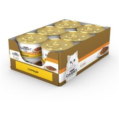 Влажный корм для кошек Gourmet Голд, с курицей 12 шт. х 85 г (кусочки в соусе)