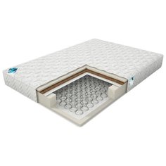 Матрас Dimax Практик Лайт Базис Bonnel, 200x195 см, пружинный