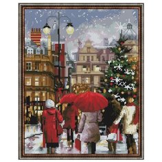 ВанГогВоМне Алмазная мозаика "Праздник к нам приходит" 40*50см