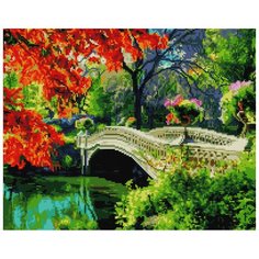 Алмазная мозаика ArtXobby GF1497, 40х50 см, на подрамнике, квадратные стразы, полная выкладка