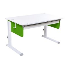 Стол детский Астек-Элара Лидер с ящиком 120x72 см белый/зеленый