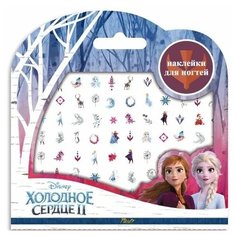 Большие наклейки для ногтей "Холодное сердце 2", 128х130 мм Priority