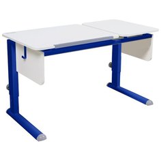 Стол детский Астек-Элара Твин-2 115x58 см белый/белый/синий