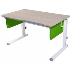 Стол детский Астек-Элара Лидер Левша без ящика 120x72 см береза/зеленый/белый
