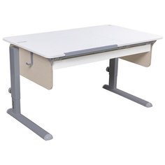 Стол детский Астек-Элара Лидер с ящиком 120x72 см белый/береза/серый