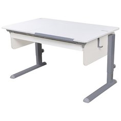 Стол детский Астек-Элара Лидер Левша с ящиком 120x72 см белый/рамух/серый