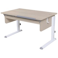 Стол детский Астек-Элара Лидер Левша с ящиком 120x72 см береза/береза/белый