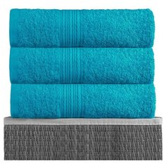 Полотенце махровое "BAYRAMALY" Морская волна размер 40 х 70 Байрамали