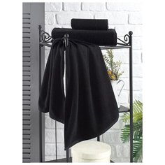 Полотенце махровое "KARNA" EFOR 420 гр (50х100) см 1/1; Черный