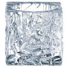 Набор из 2-х подсвечников Ice cube, 7 см, хрусталь, прозрачный, Nachtmann 90029