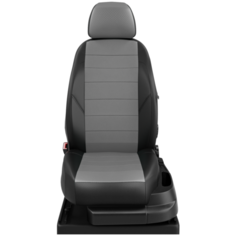 Чехлы на сиденья для Ford Transit с 2015-н.в. фургон 9 мест. Рядность: 1-й ряд пас-ая сидушка 50/50, спинка единая, подлокотник в средней части молния+чехол, 2-й ряд спинка 40/60, сиденье единое, 3-й ряд диван. Всего 9 подголовников. / FD13-1004-EC02 Avtolider1