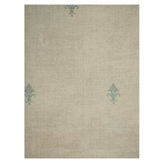 Дизайнерские обои Seabrook DAMASK FOLIO, США, акрил/бумага, моющиеся, Голубой, Французская, лилия, 0,52х10м, DF31104
