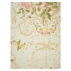 Дизайнерские обои Seabrook DAMASK FOLIO, США, акрил/бумага, моющиеся, Светлозеленый, 0,52х10м, DF30212