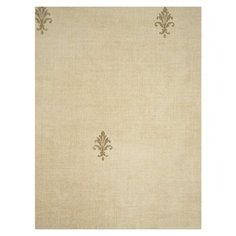 Дизайнерские обои Seabrook DAMASK FOLIO, США, акрил/бумага, моющиеся, Бежевый, Голубой, Францсузская, лилия, 0,52х10м, DF31108