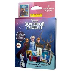 Блистер с наклейками Холодное сердце 2: Crystal Edition (5 наборов) Panini