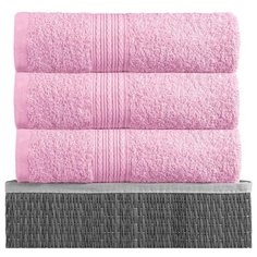 Простыня махровая, "BAYRAMALY"; Светло-розовая; Размер: 2.0