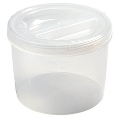 КОНТЕЙНЕР 1,2л d=140/110мм с завинчивающейся крышкой полипропилен [431139001] Бытпласт