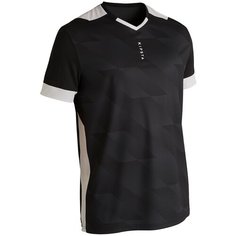 Футболка мужская F500 черная, размер: M, цвет: Черный/Белоснежный KIPSTA Х Декатлон Decathlon