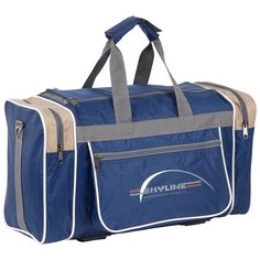 Спортивная сумка 6009/6 бежево-синий Polar